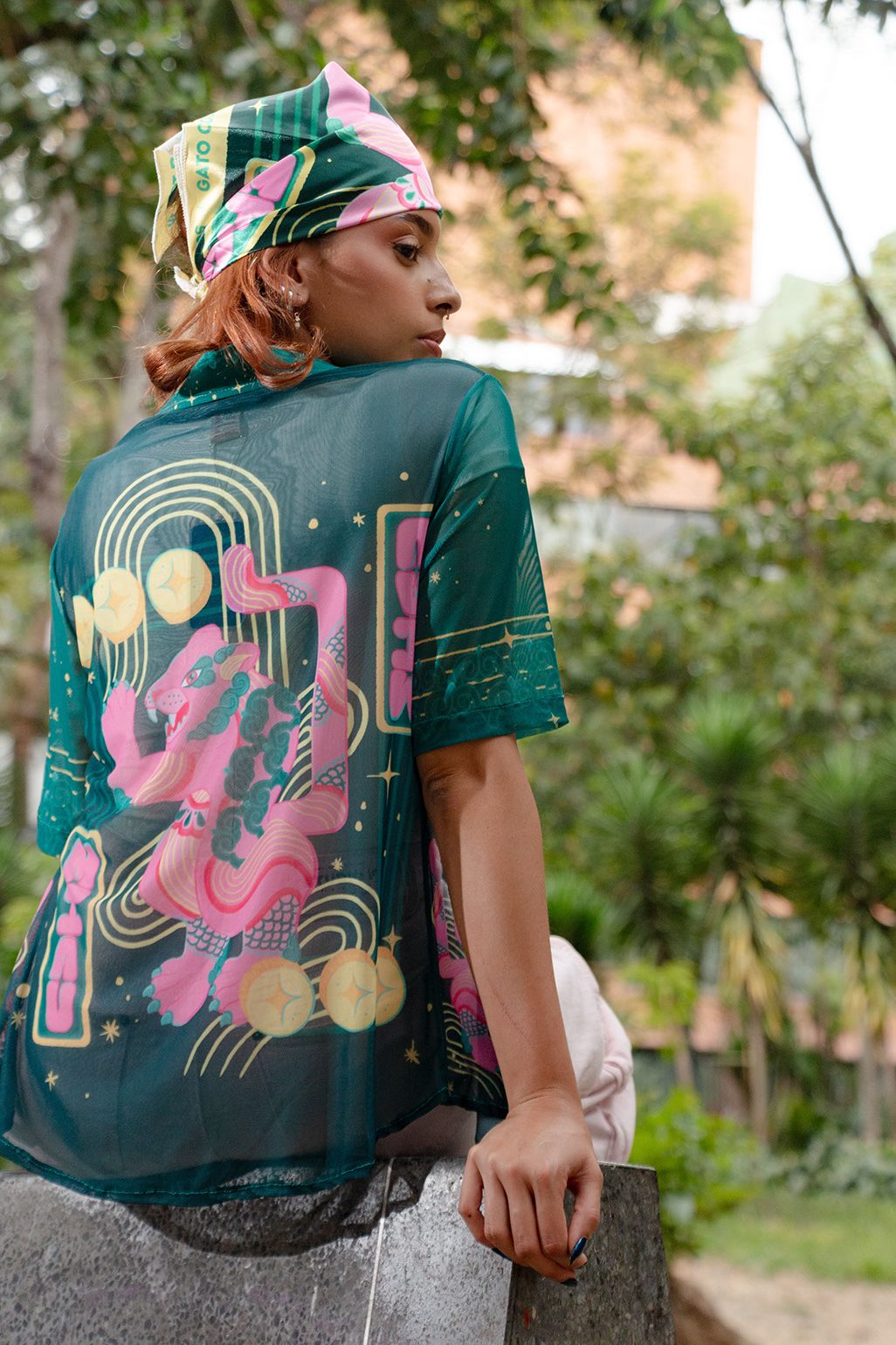Camisa Tarot Gatuno *Gato Colgado* - Imagen 4
