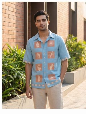 Camisa Oversize Cenit Azul