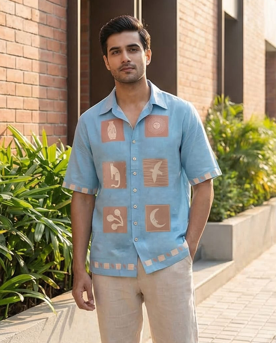Camisa Oversize Cenit Azul - Imagen 6